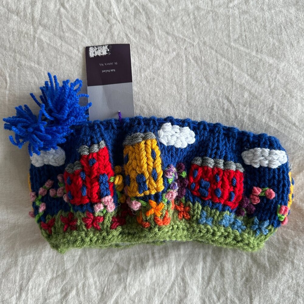 Hand knit headband
